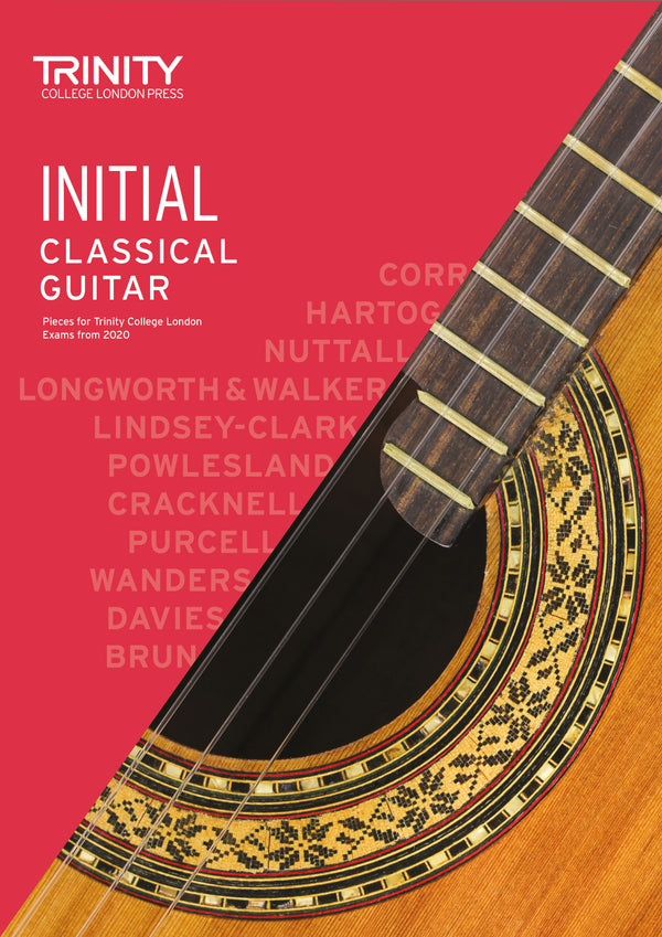 Trinity Classical Initial guitar exam book cover
