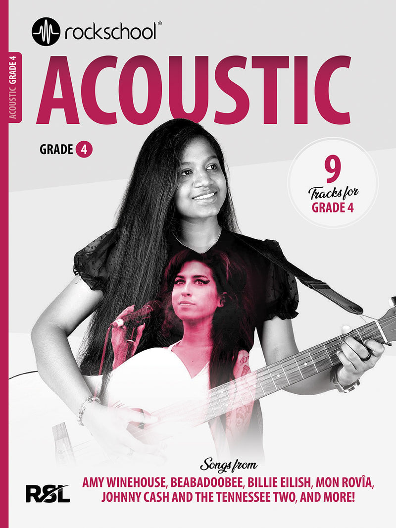 Rockschool Acoustic Grade 4 guitar exam book cover