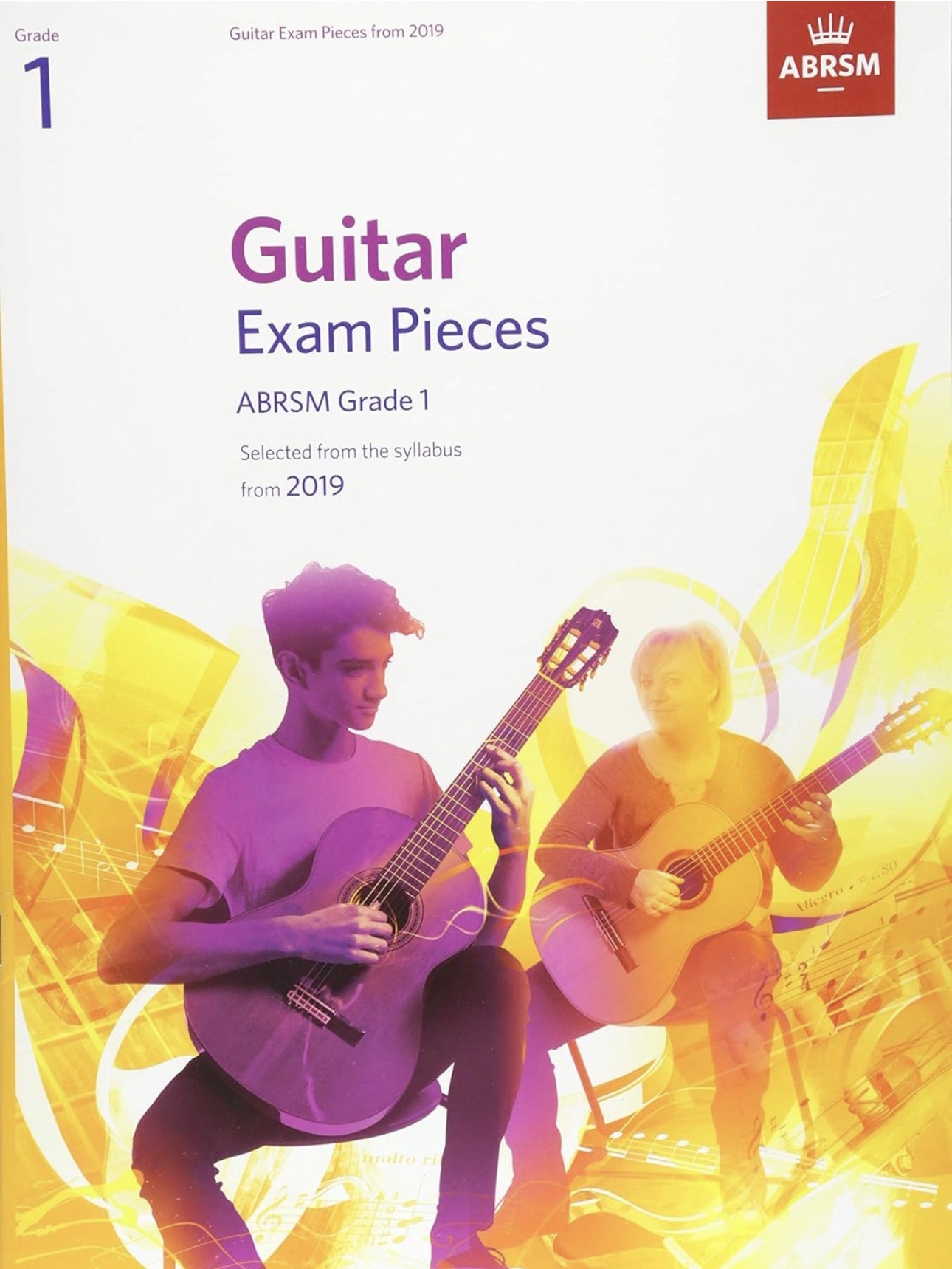 ABRSM Classical Grade 1 guitar exam book cover