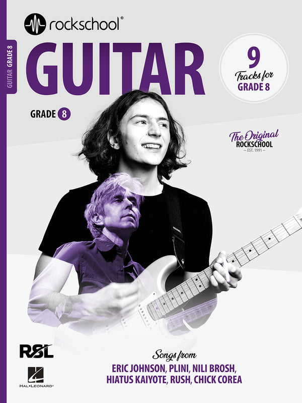 Rockschool Electric Grade 8 guitar exam book cover