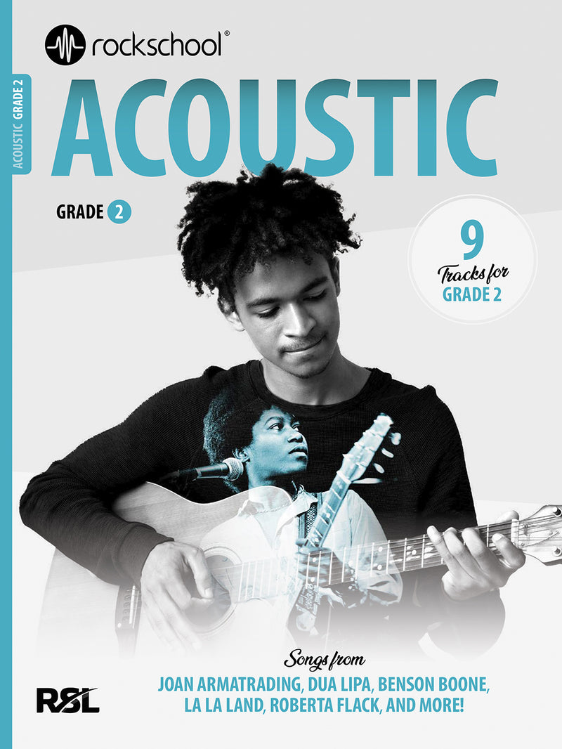 Rockschool Acoustic Grade 2 guitar exam book cover
