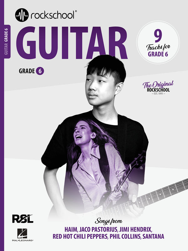 Rockschool Electric Grade 6 guitar exam book cover