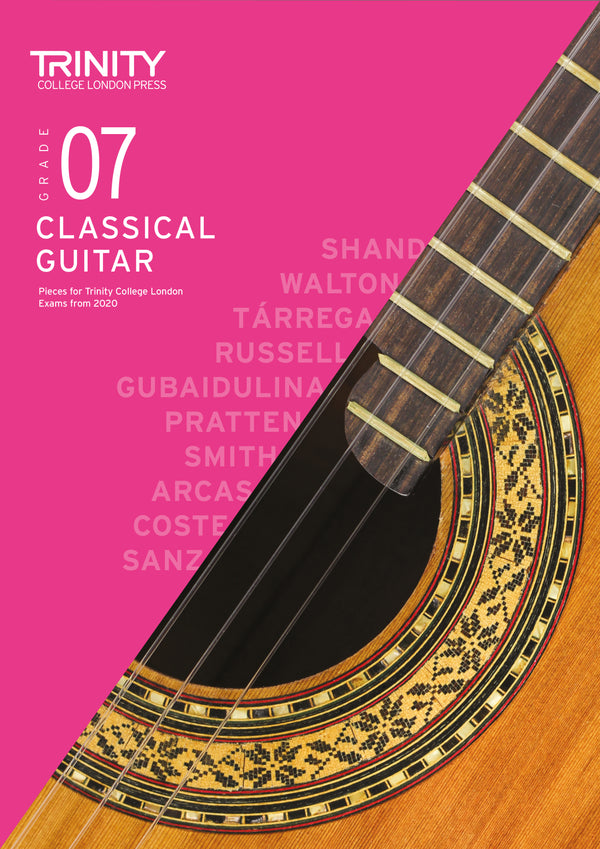 Trinity Classical Grade 7 guitar exam book cover